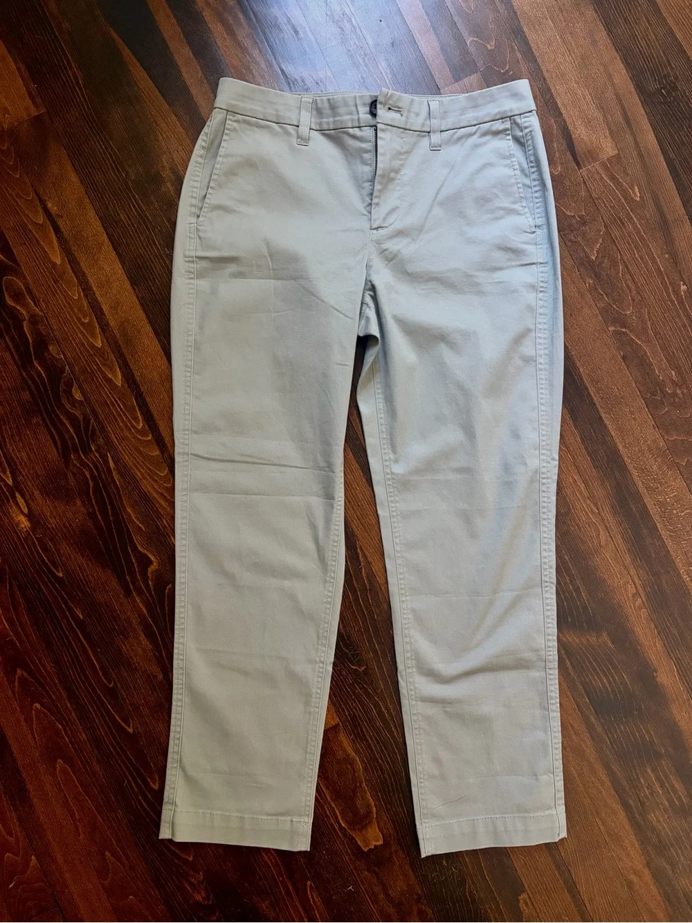 J.Crew Relaxed Cotton Chino Pants in Sage Green
